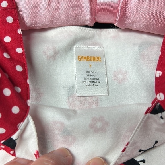 Gymboree beetle bug summer dress size 7 peplum style - Picture 11 of 11